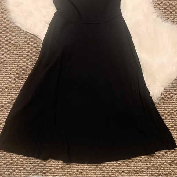 Banana Republic Black Strapless Dress Bow Back - Picture 9 of 10